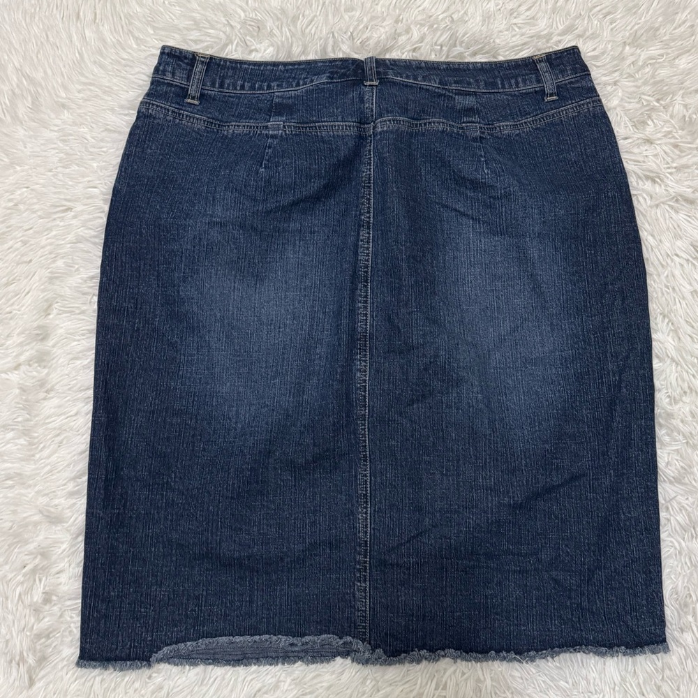 Venezia Blue Skirt Knee-Length Casual - Picture 6 of 6